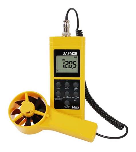 hand held air flow meter